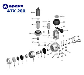 Apeks XTX 200 schemat