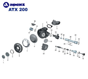 Apeks XTX 200 schemat